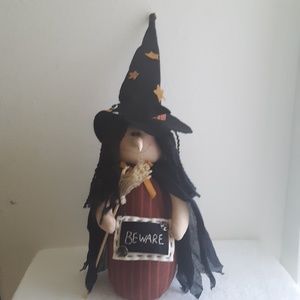 Beware WITCH WITH BROOM   New